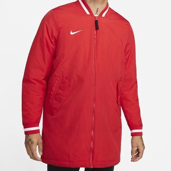 Nike Women’s Athletic Insulated Windbreaker Dugout Stock Bench Jacket NWT - Picture 6 of 15